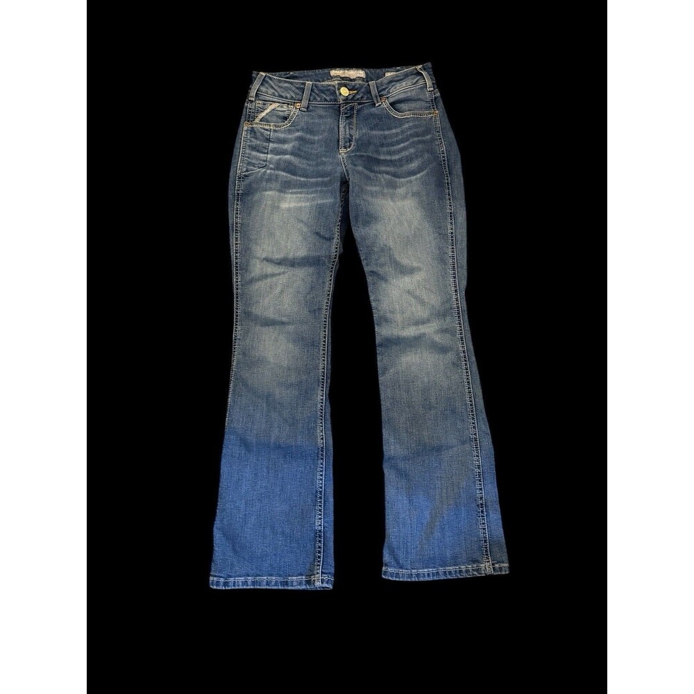 Ariat Rebar Womens Perfect Rise Boot Leg Jeans Blue Stretch 29 Short